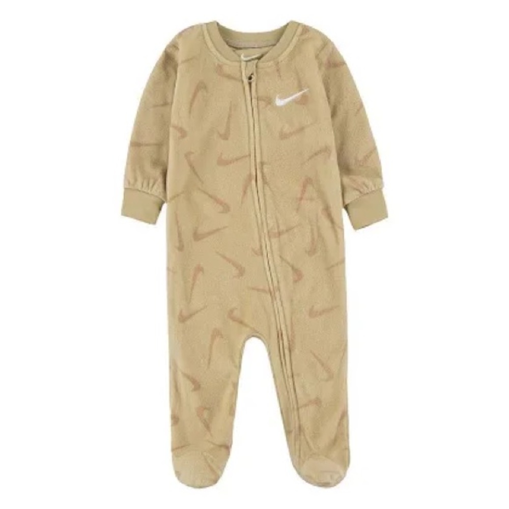 Nike Logo Micro Fleece Footie Bodysuit